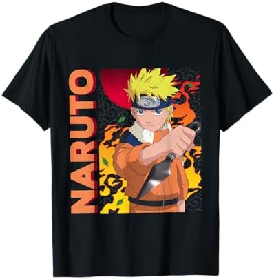Amazon.com: Naruto Shippuden 3 Panels and Kanji Short Sleeve T